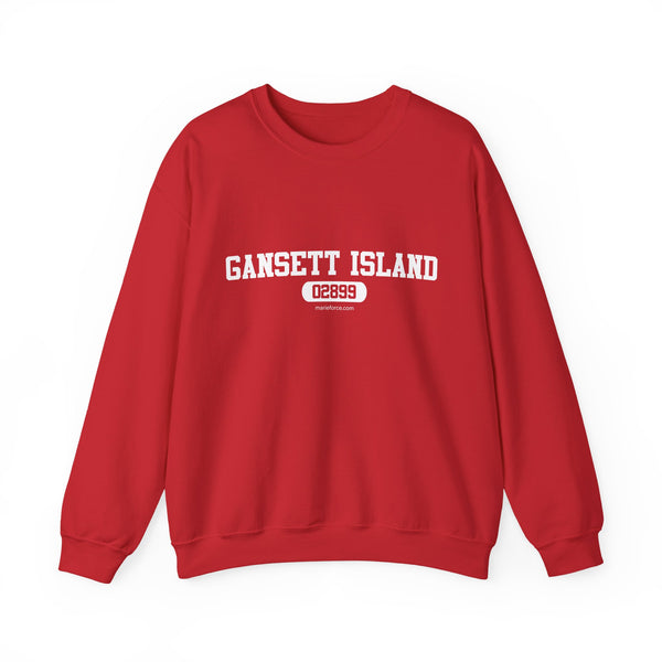 Gansett Island Sweatshirt (black, navy, maroon, red, pink and dark heathered grey)