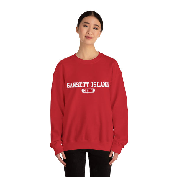 Gansett Island Sweatshirt (black, navy, maroon, red, pink and dark heathered grey)