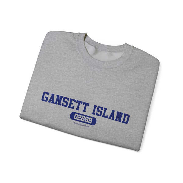Gansett Island Sweatshirt (white, sand and light heathered grey)