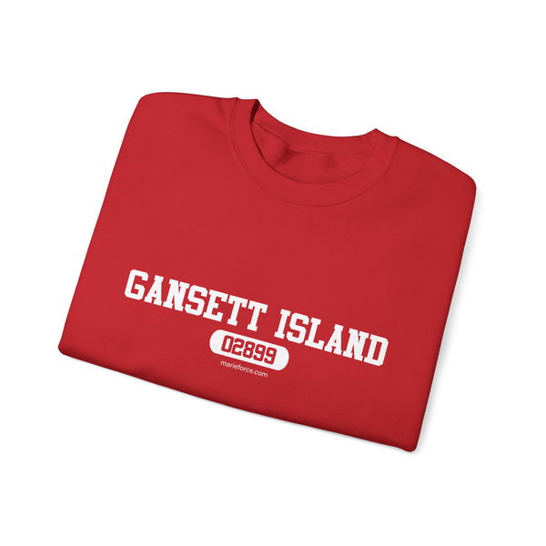 Gansett Island Sweatshirt (black, navy, maroon, red, pink and dark heathered grey)