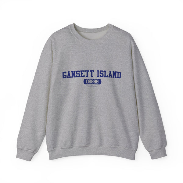 Gansett Island Sweatshirt (white, sand and light heathered grey)