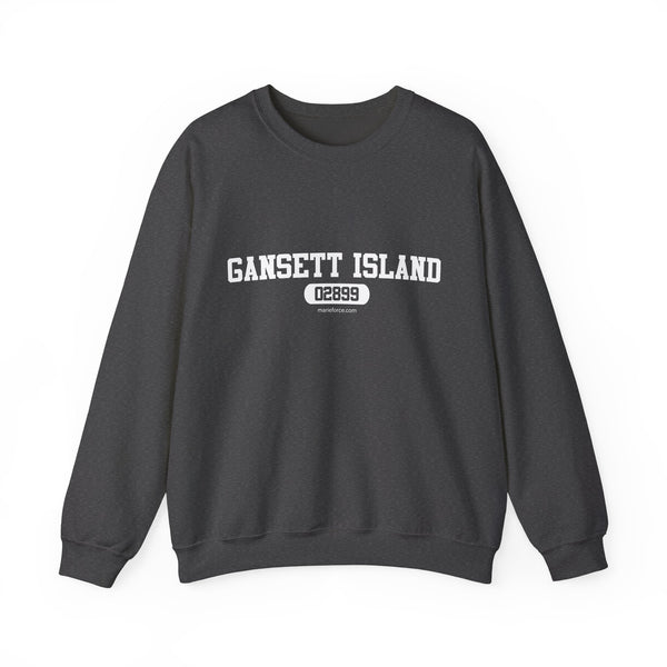 Gansett Island Sweatshirt (black, navy, maroon, red, pink and dark heathered grey)