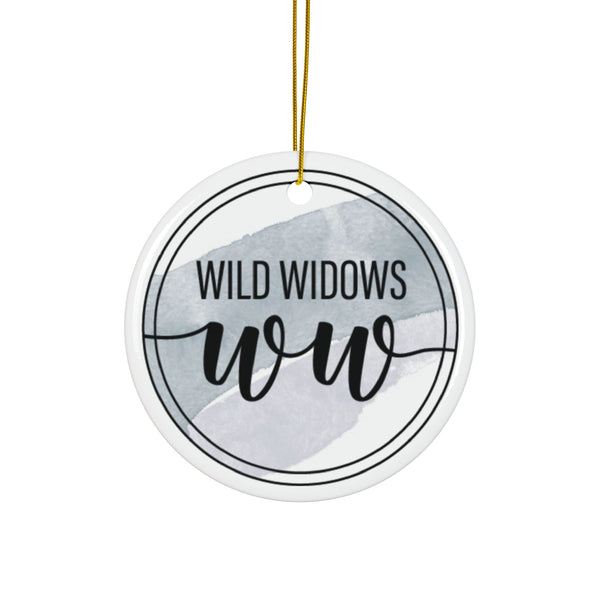 Wild Widows Series Ceramic Ornaments, Double-Sided