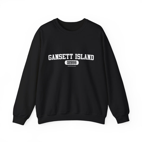 Gansett Island Sweatshirt (black, navy, maroon, red, pink and dark heathered grey)