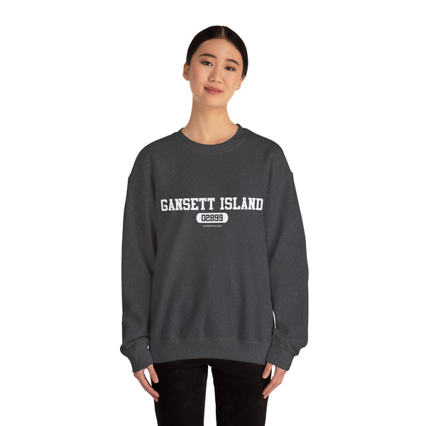 Gansett Island Sweatshirt (black, navy, maroon, red, pink and dark heathered grey)