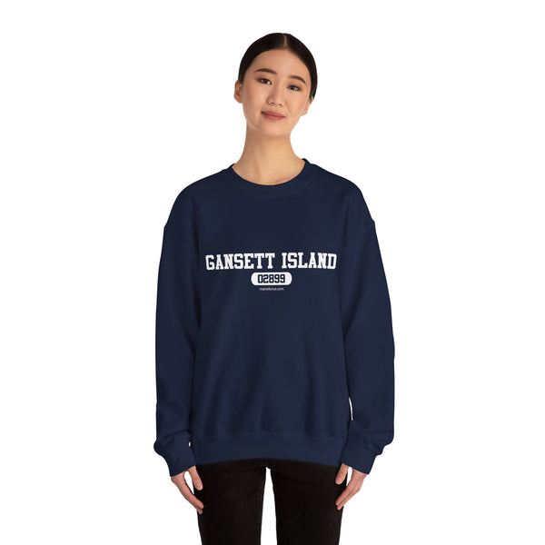 Gansett Island Sweatshirt (black, navy, maroon, red, pink and dark heathered grey)