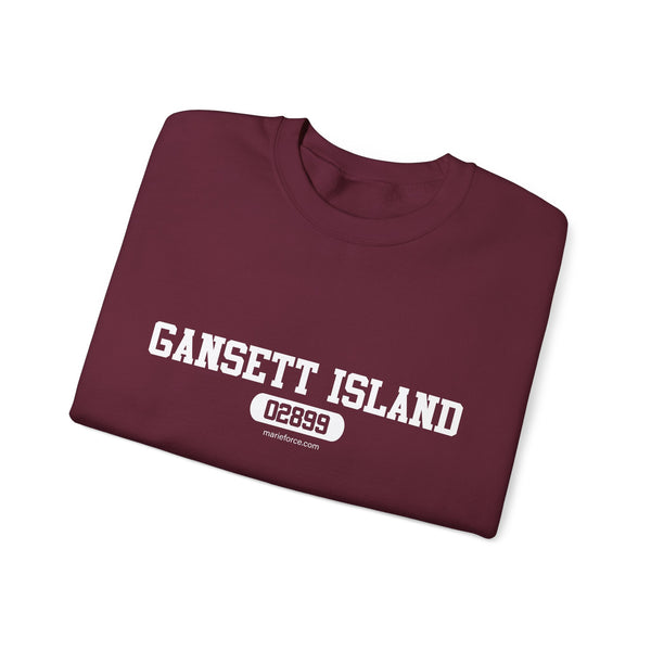 Gansett Island Sweatshirt (black, navy, maroon, red, pink and dark heathered grey)