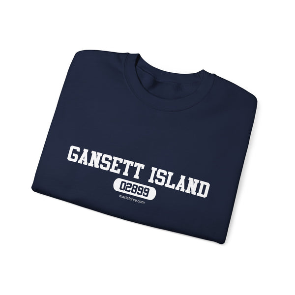 Gansett Island Sweatshirt (black, navy, maroon, red, pink and dark heathered grey)