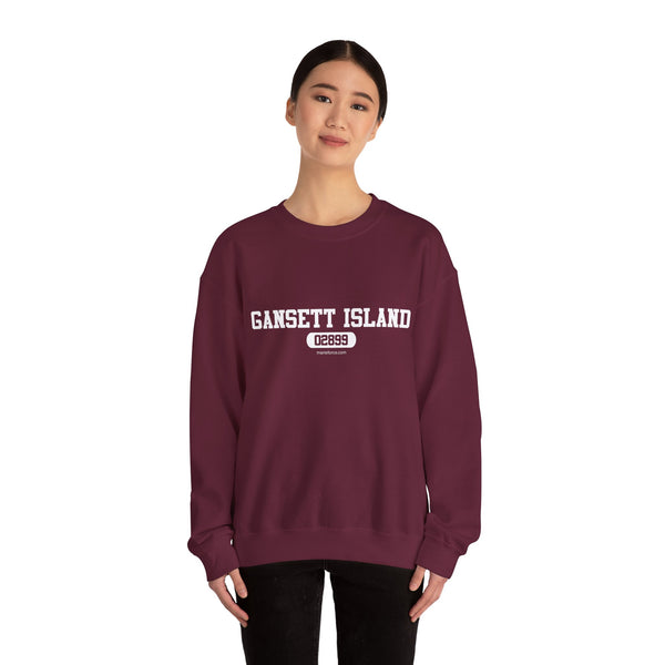 Gansett Island Sweatshirt (black, navy, maroon, red, pink and dark heathered grey)