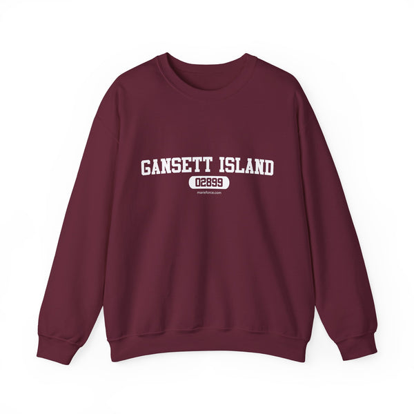 Gansett Island Sweatshirt (black, navy, maroon, red, pink and dark heathered grey)