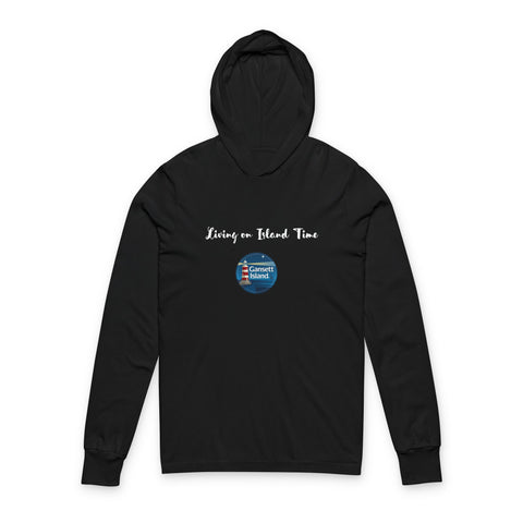 Island Time Gansett Unisex Hooded Long Sleeve Tee