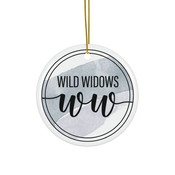 Wild Widows Series Ceramic Ornaments, Double-Sided