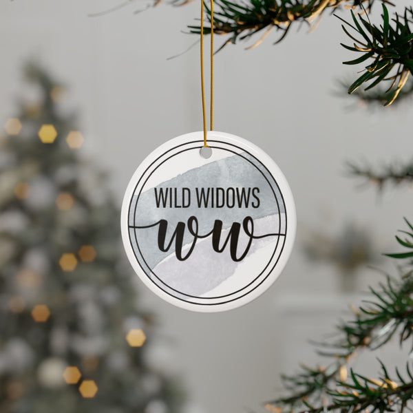 Wild Widows Series Ceramic Ornaments, Double-Sided