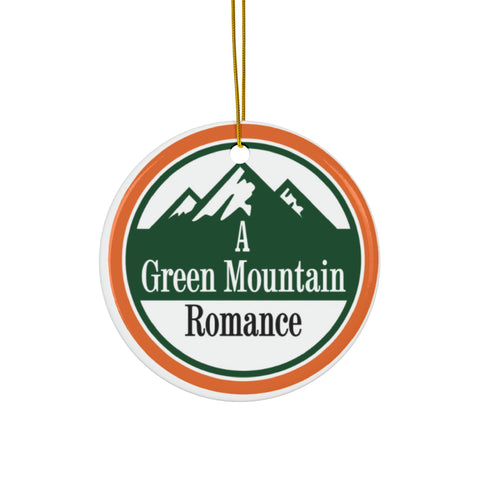 Green Mountain Series Ceramic Ornaments, Double-Sided