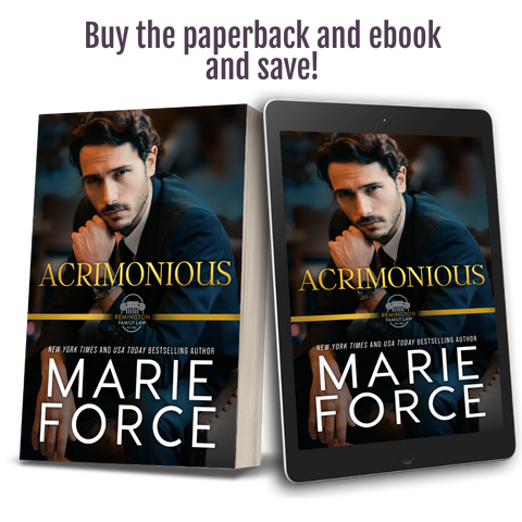 PREORDER EBOOK/PAPERBACK: Acrimonious, Remington Family Law Series, Book 1