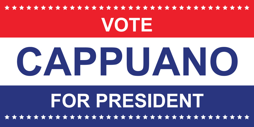 Cappuano for President Sticker