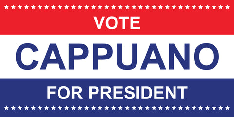 Cappuano for President Sticker