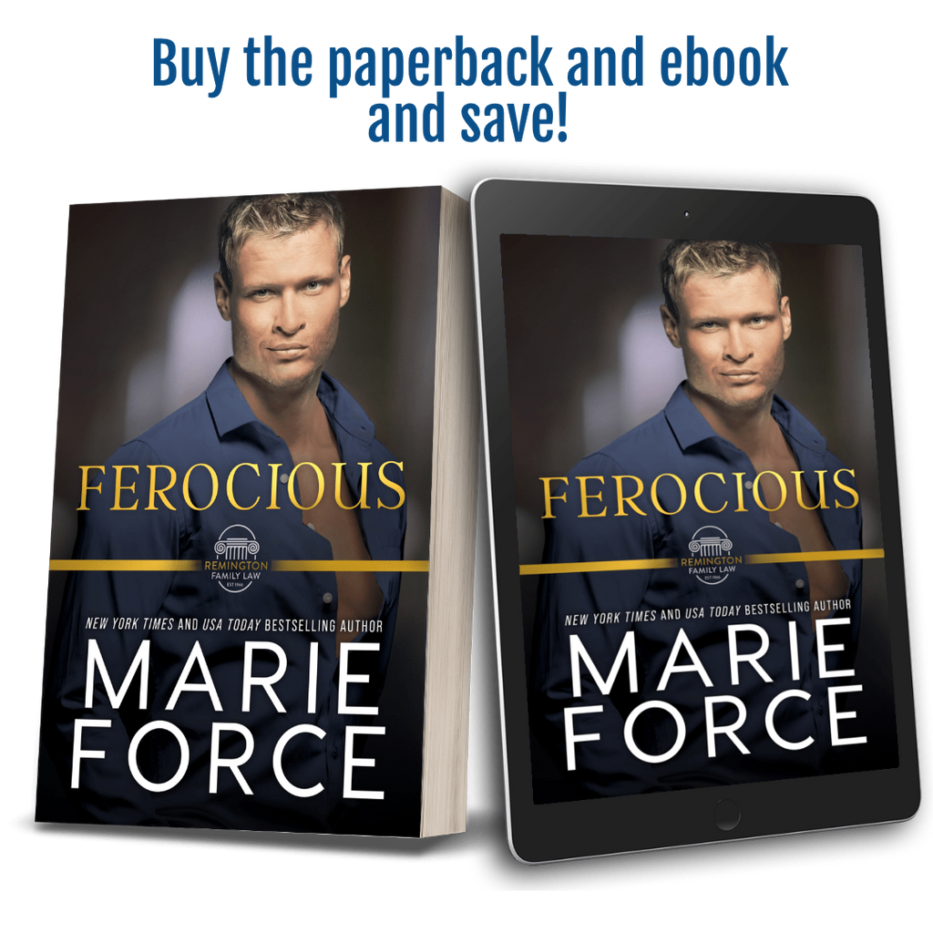 PREORDER EBOOK/PAPERBACK: Ferocious, Remington Family Law Series, Book 3