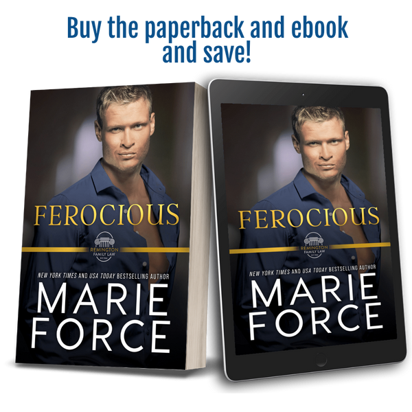PREORDER EBOOK/PAPERBACK: Ferocious, Remington Family Law Series, Book 3
