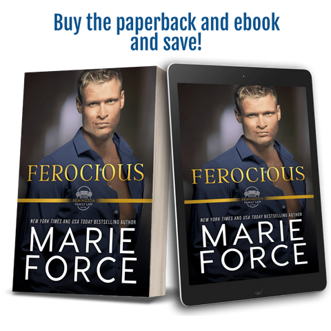 PREORDER EBOOK/PAPERBACK: Ferocious, Remington Family Law Series, Book 3