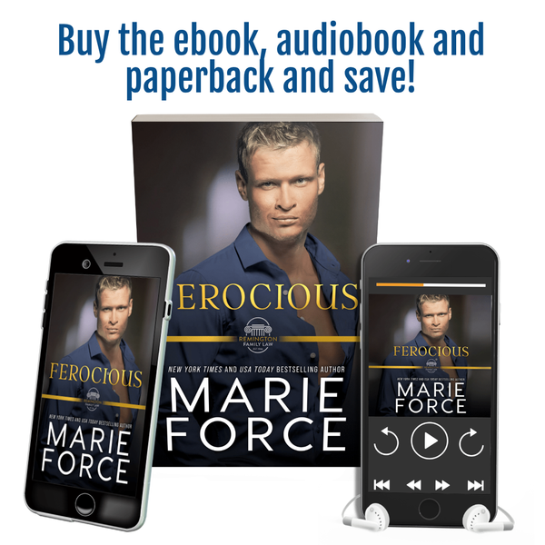 PREORDER EBOOK/AUDIO/SIGNED PAPERBACK: Ferocious, Remington Family Law Series, Book 3