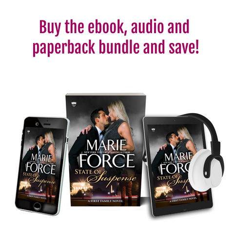 PREORDER EBOOK/AUDIO/PAPERBACK: State of Suspense, First Family Series, Book 7